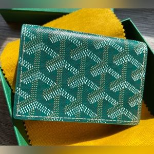 GOYARD MALESHERBES Card Wallet in Green
